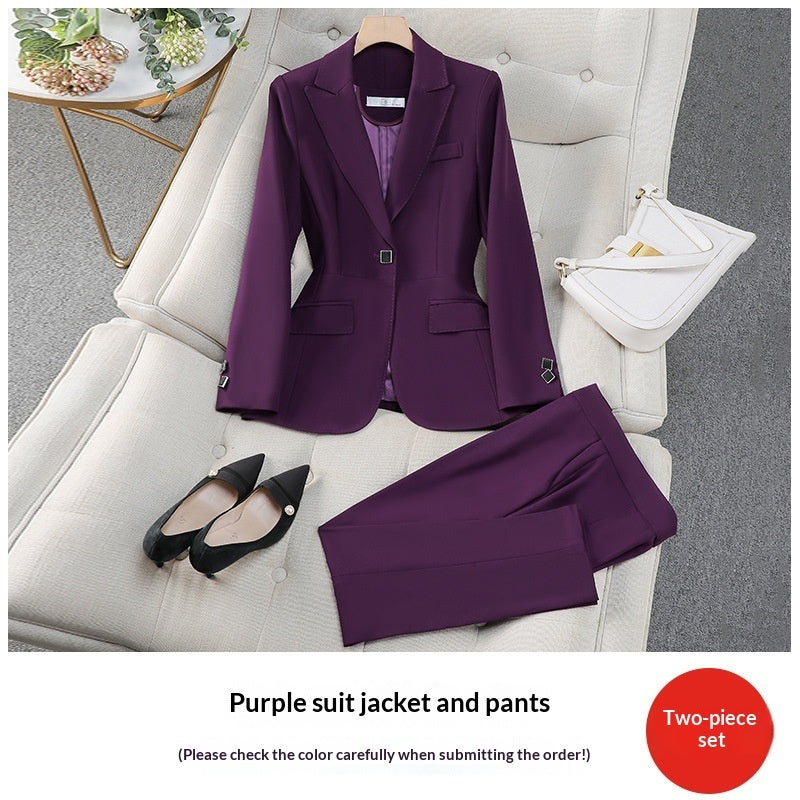 Elegant Goddess-Like High-End Blazer For Spring And Autumn Professional Wear