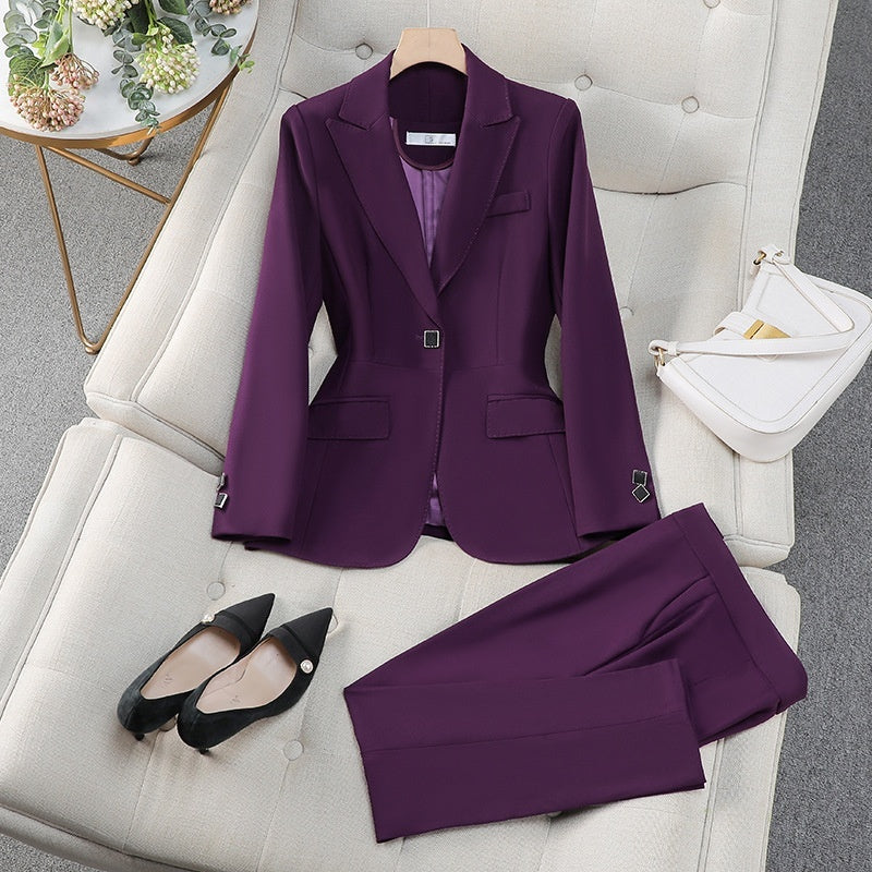 Elegant Goddess-Like High-End Blazer For Spring And Autumn Professional Wear