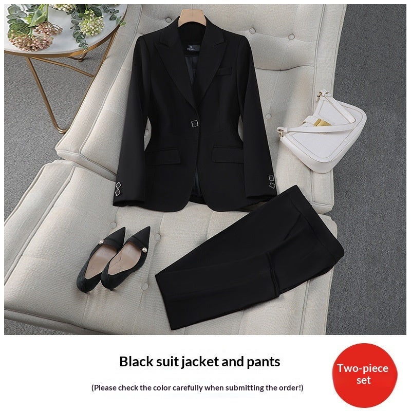 Elegant Goddess-Like High-End Blazer For Spring And Autumn Professional Wear