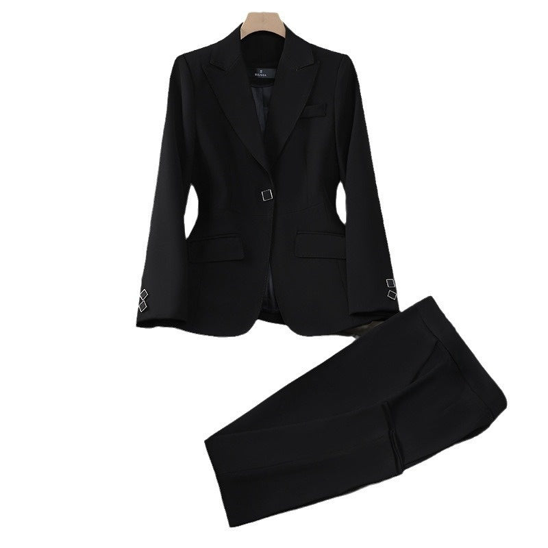 Elegant Goddess-Like High-End Blazer For Spring And Autumn Professional Wear