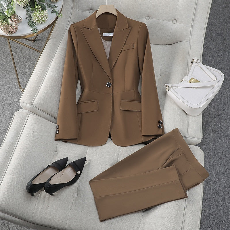 Elegant Goddess-Like High-End Blazer For Spring And Autumn Professional Wear
